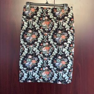 Philosophy floral pencil skirt
